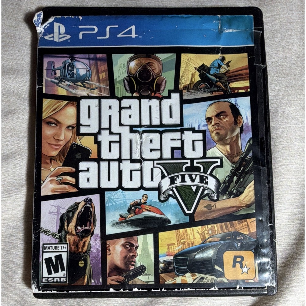 Sony Grand Theft Auto V GTA 5 Sony PlayStation 4 DVD Keep Case - Case Only